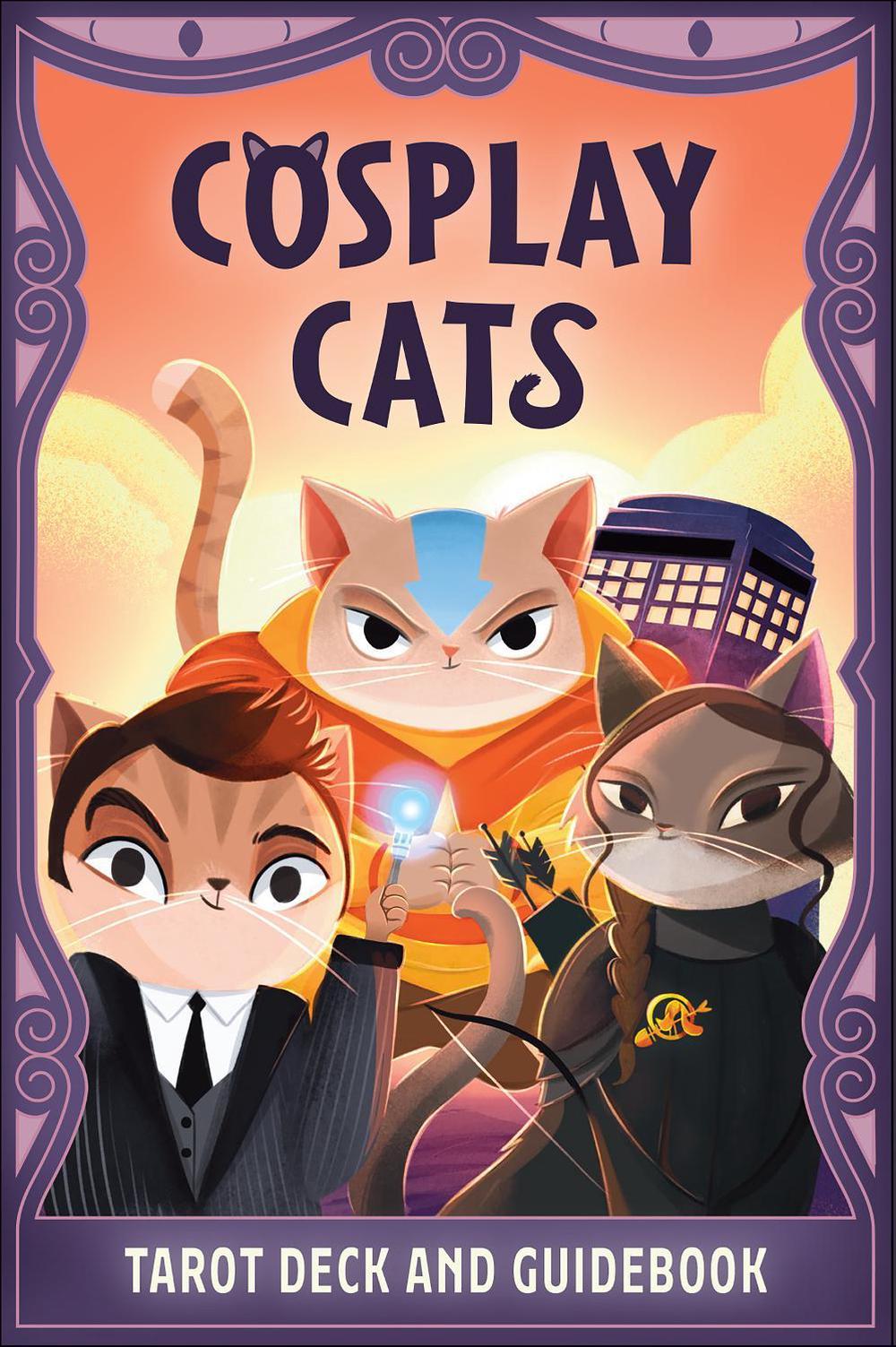 Cosplay Cats Tarot Deck and Guidebook, 9798886639544