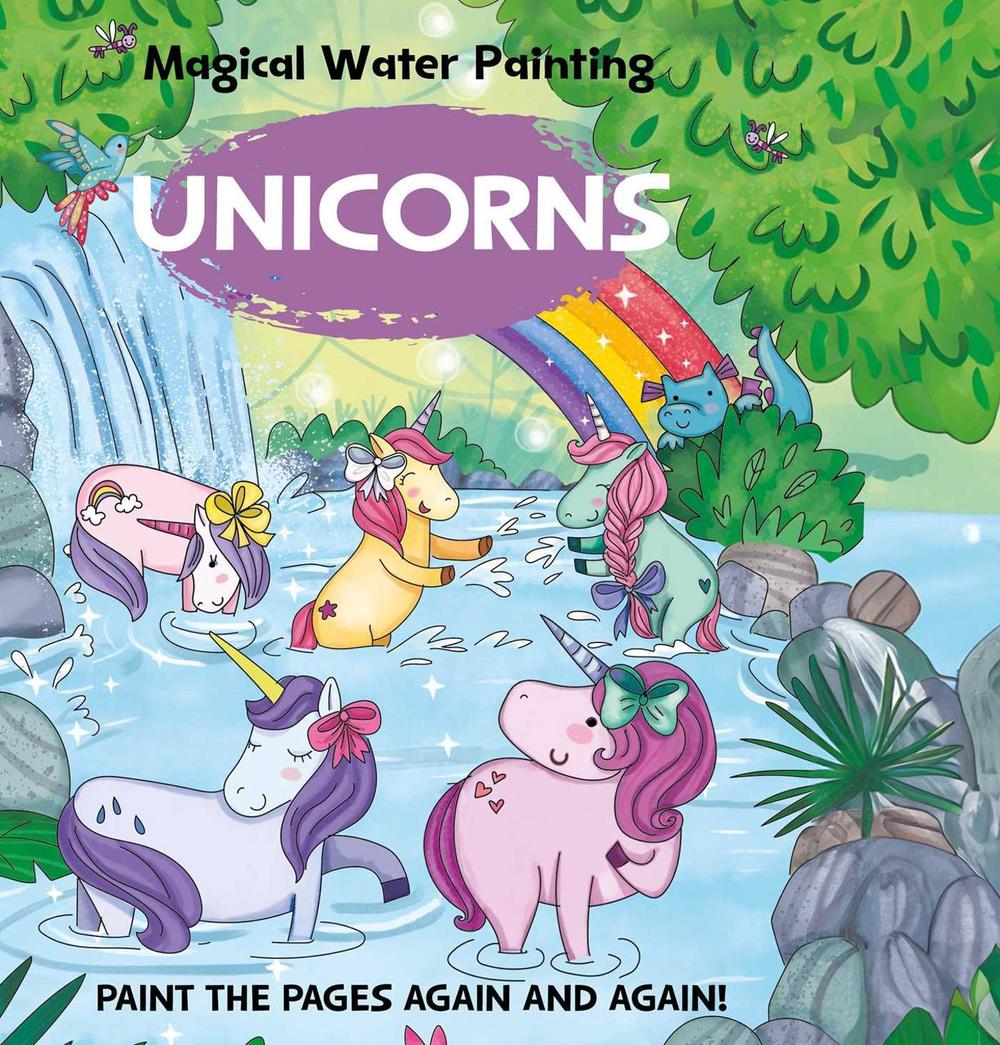 Magical Water Painting: Unicorns, 9798886743753