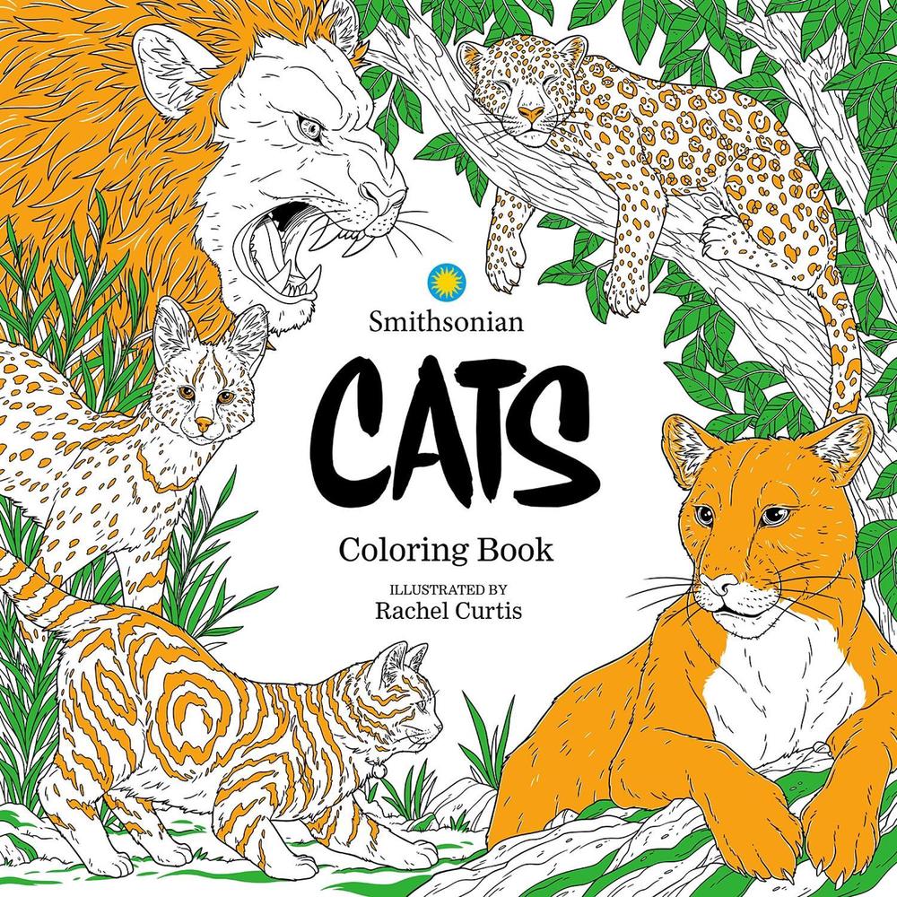Cats: A Smithsonian Coloring Book, 9798887240664