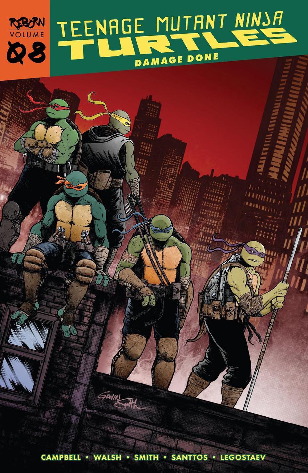 Teenage Mutant Ninja Turtles: Reborn, Vol. 8 - Damage Done, 9798887240787