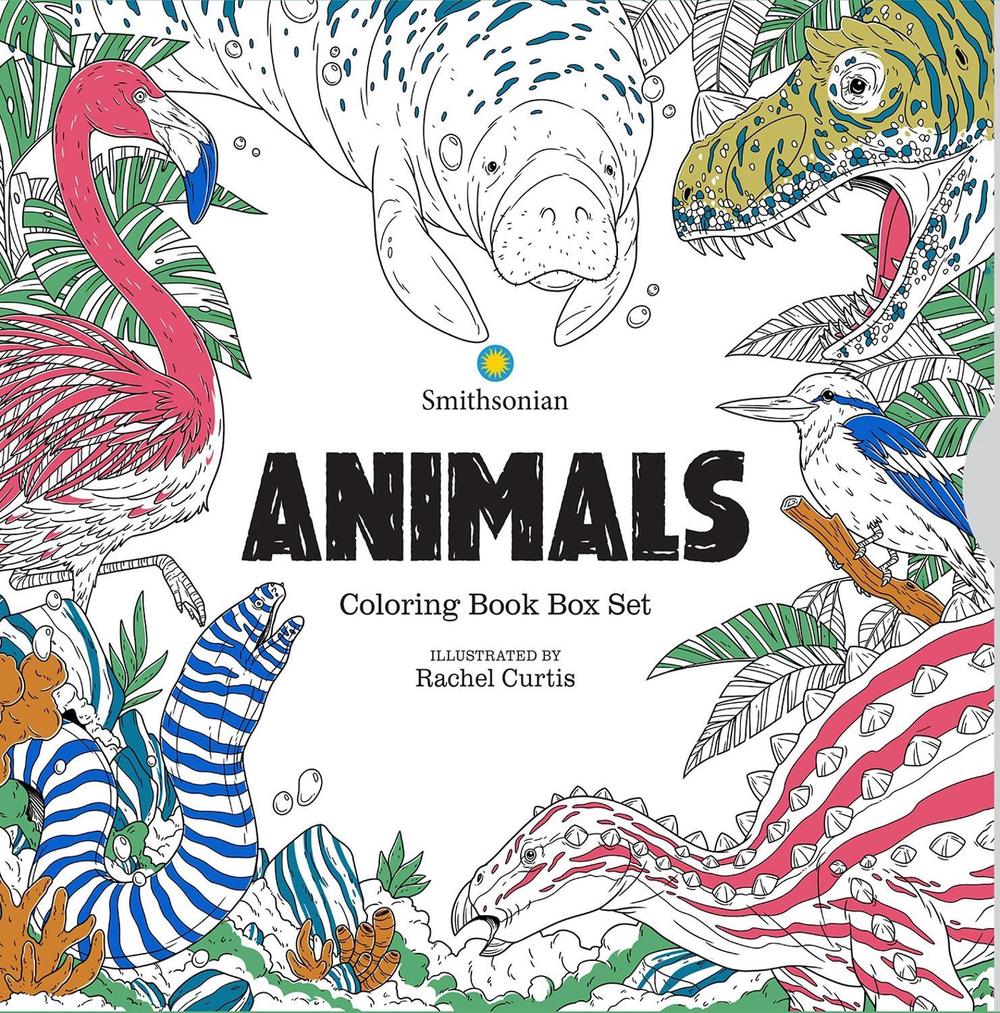 Animals: A Smithsonian Coloring Book Box Set, 9798887241067