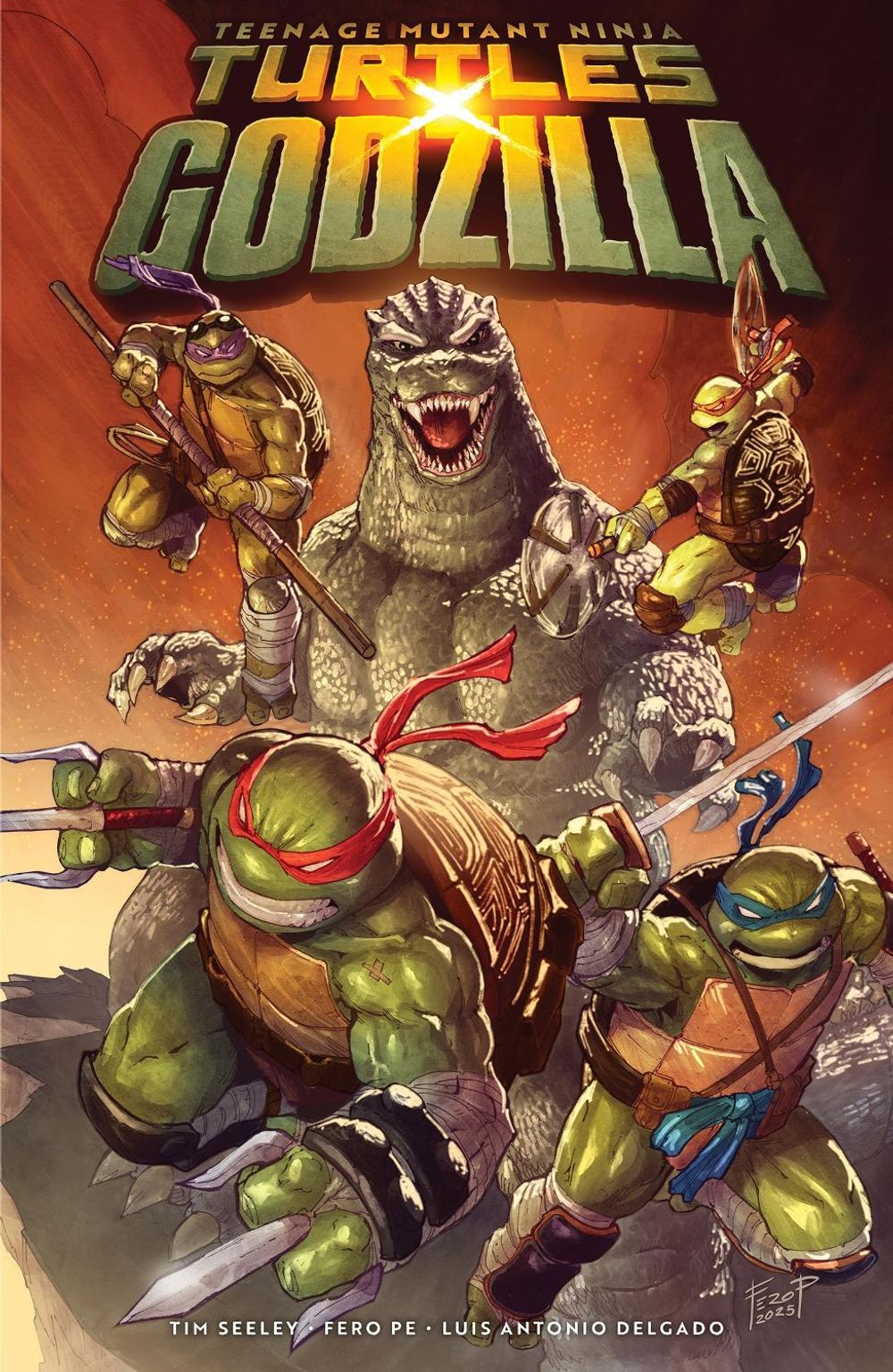 Teenage Mutant Ninja Turtles x Godzilla by Tim Seeley - ISBN: 9798887245096