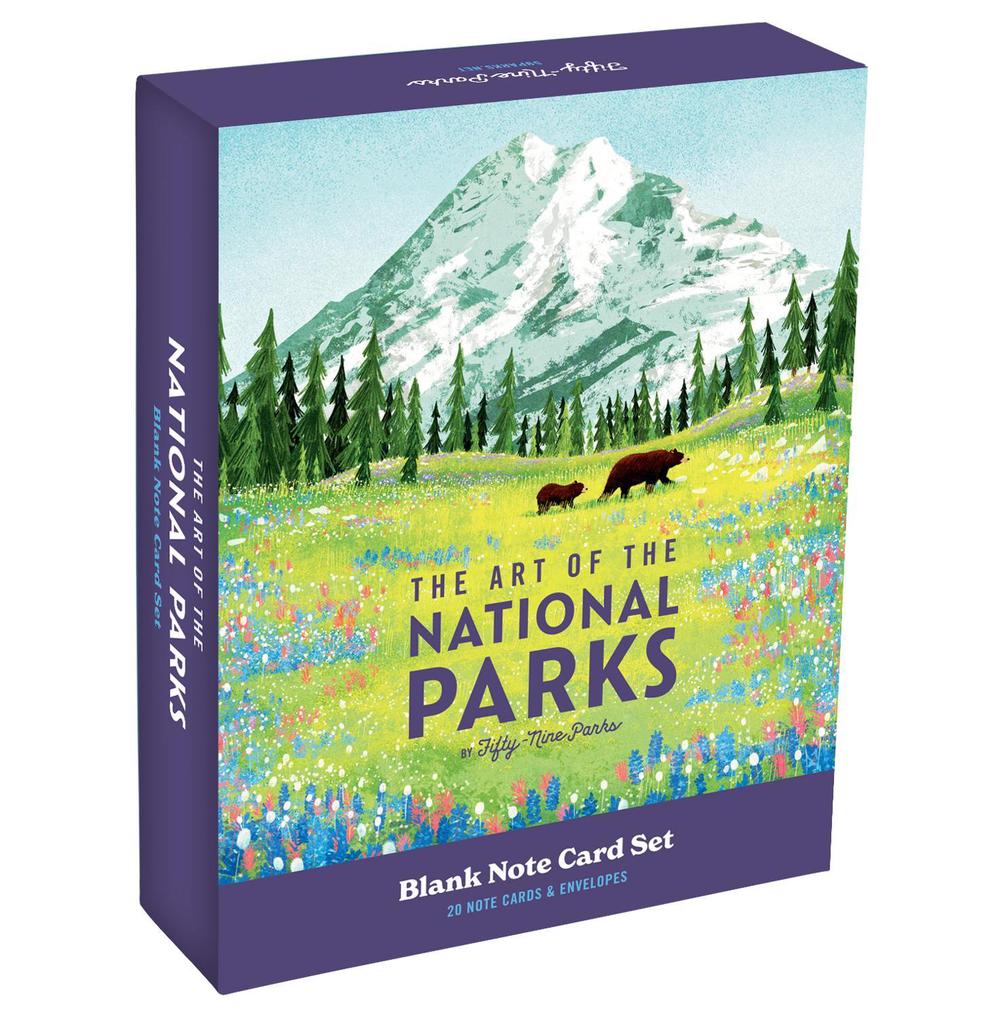 The Art of the National Parks Boxed Note Card Set, 9798887621326