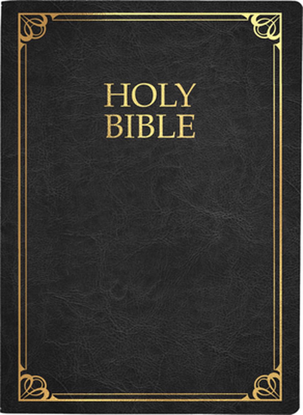 Kjver Family Legacy Holy Bible, Large Print, Black Genuine Leather, Thumb Index, 9798887691602