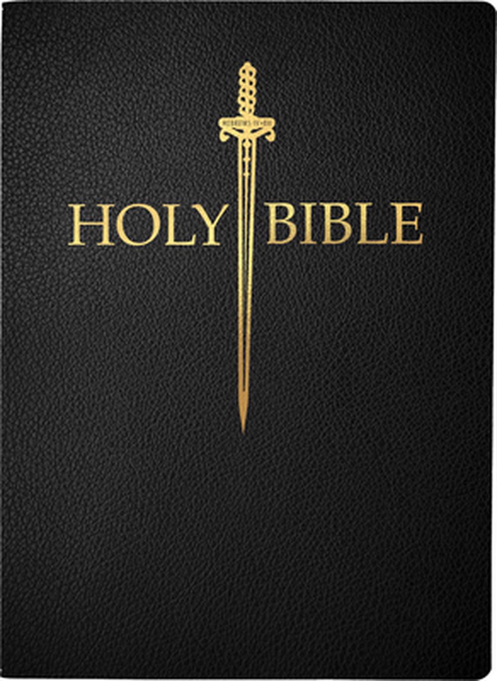 KJV Sword Bible, Large Print, Black Bonded Leather, Thumb Index, 9798887691893