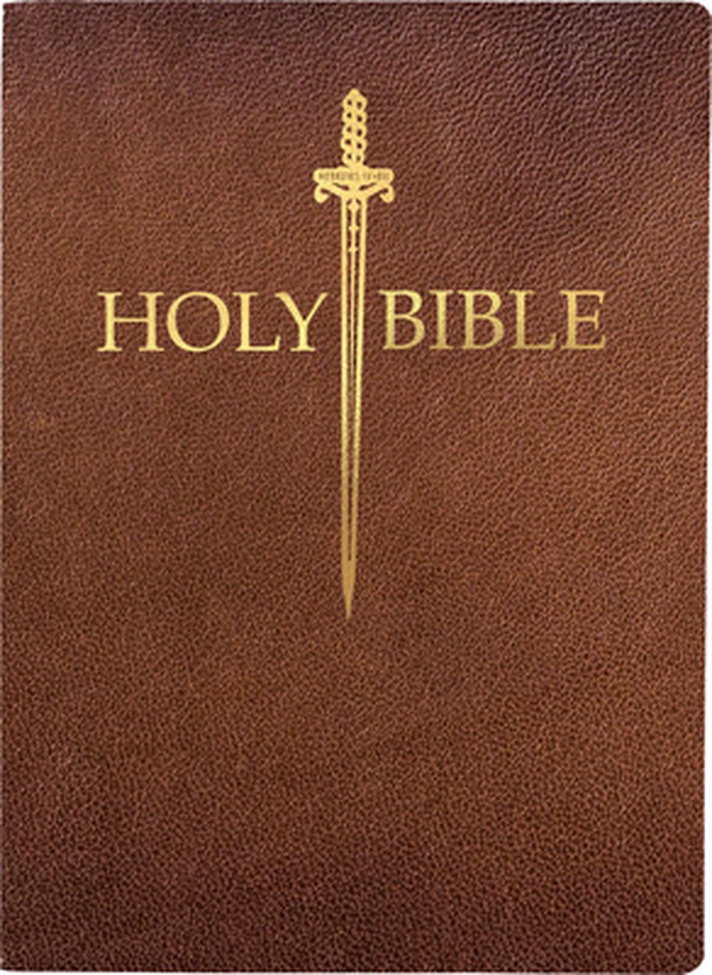 KJV Sword Bible, Large Print, Acorn Bonded Leather, Thumb Index, 9798887691909