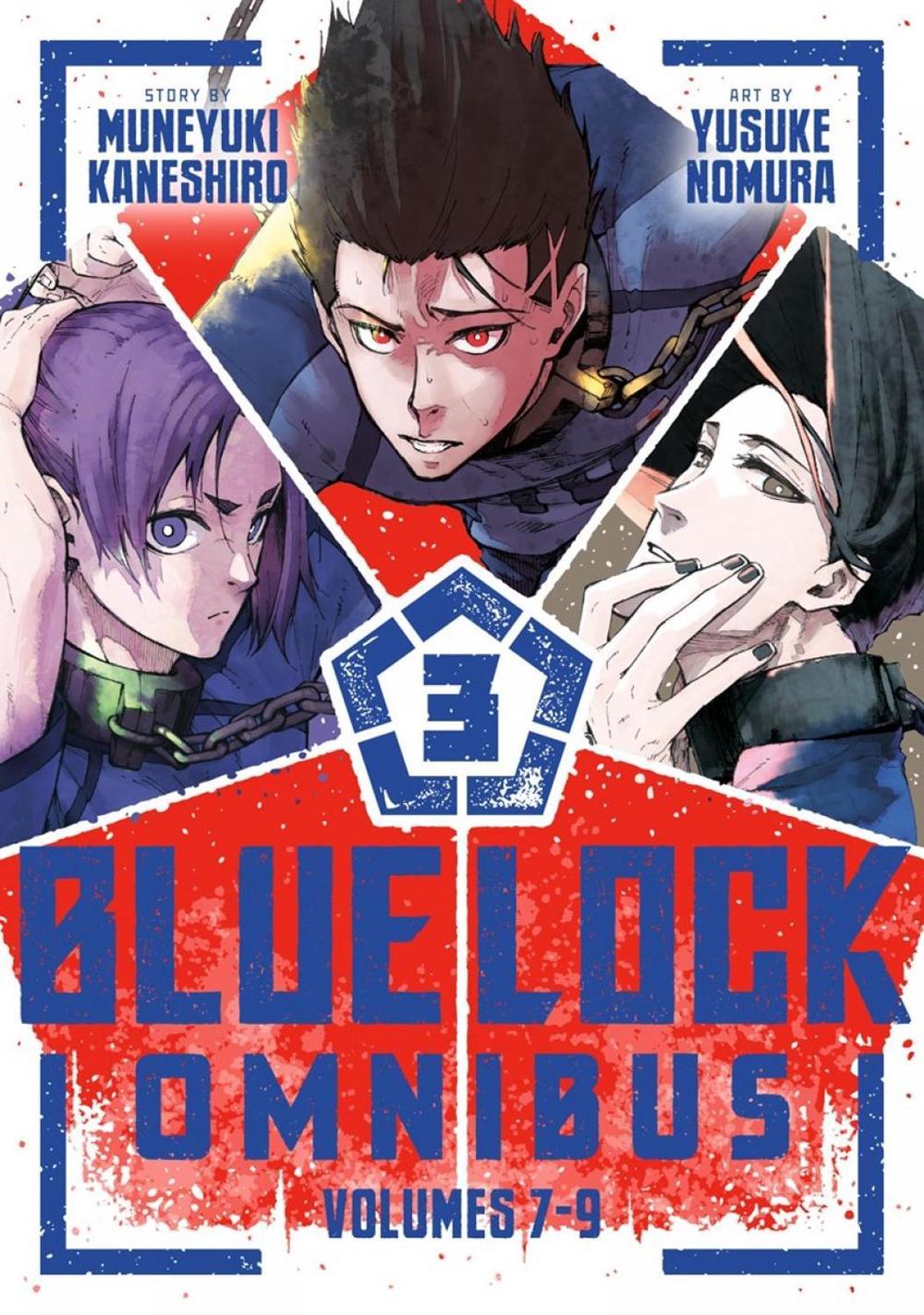 Blue Lock Omnibus 3 (Vol. 7-9) by Muneyuki Kaneshiro - ISBN: 9798888778234
