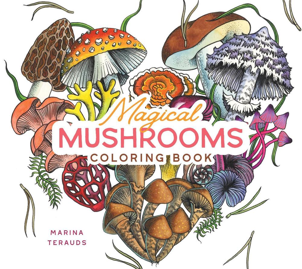 Magical Mushrooms Coloring Book by Marina Terauds - ISBN: 9798890030474