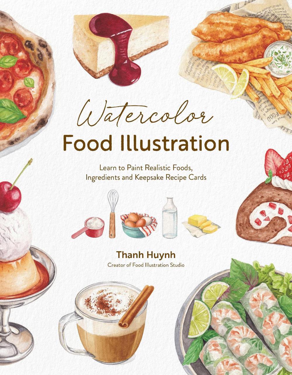 Watercolor Food Illustration, 9798890032232