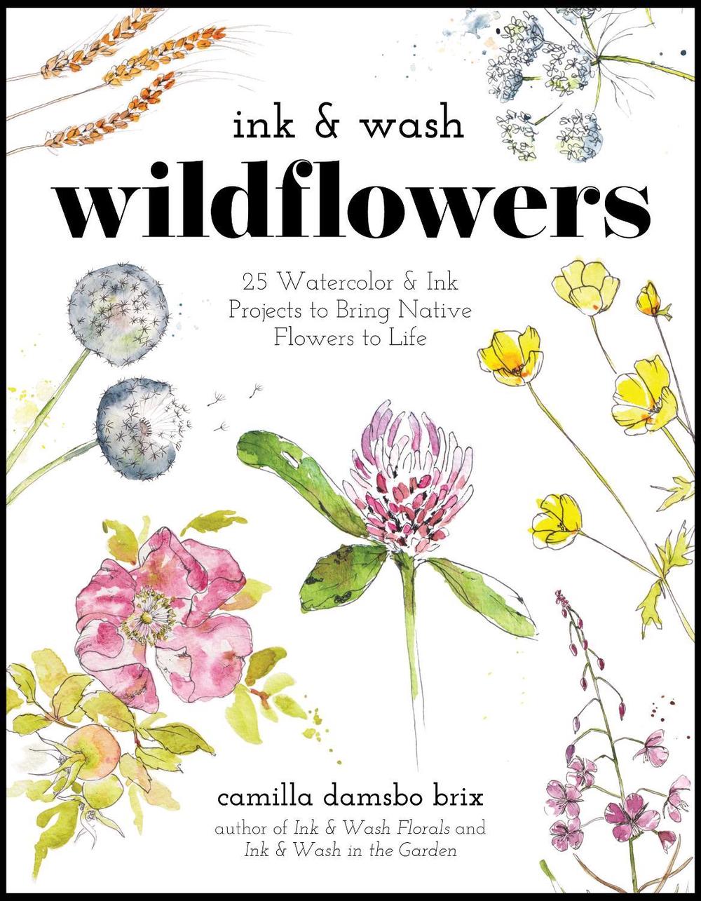 Ink & Wash Wildflowers, 9798890033499