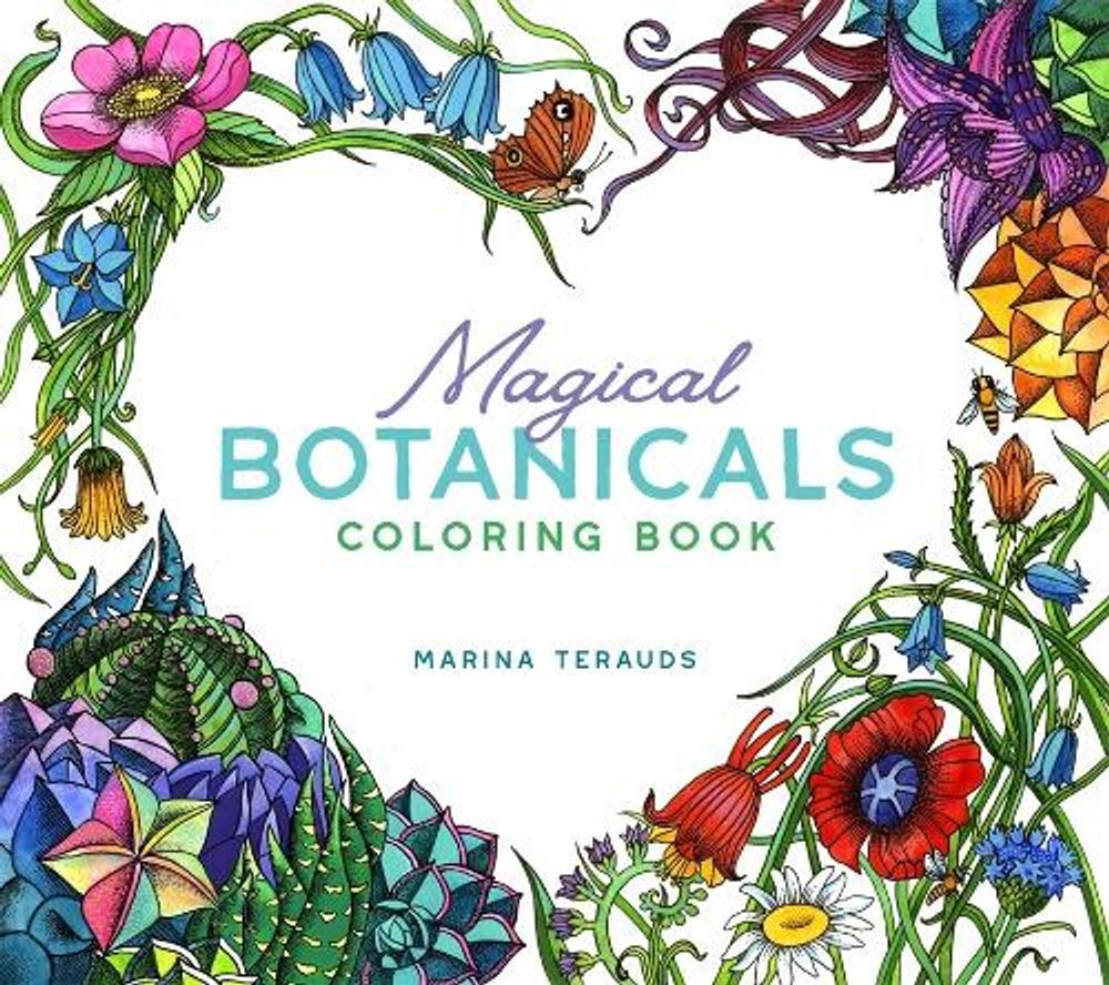 Magical Botanicals Coloring Book by Marina Terauds - ISBN: 9798890036018