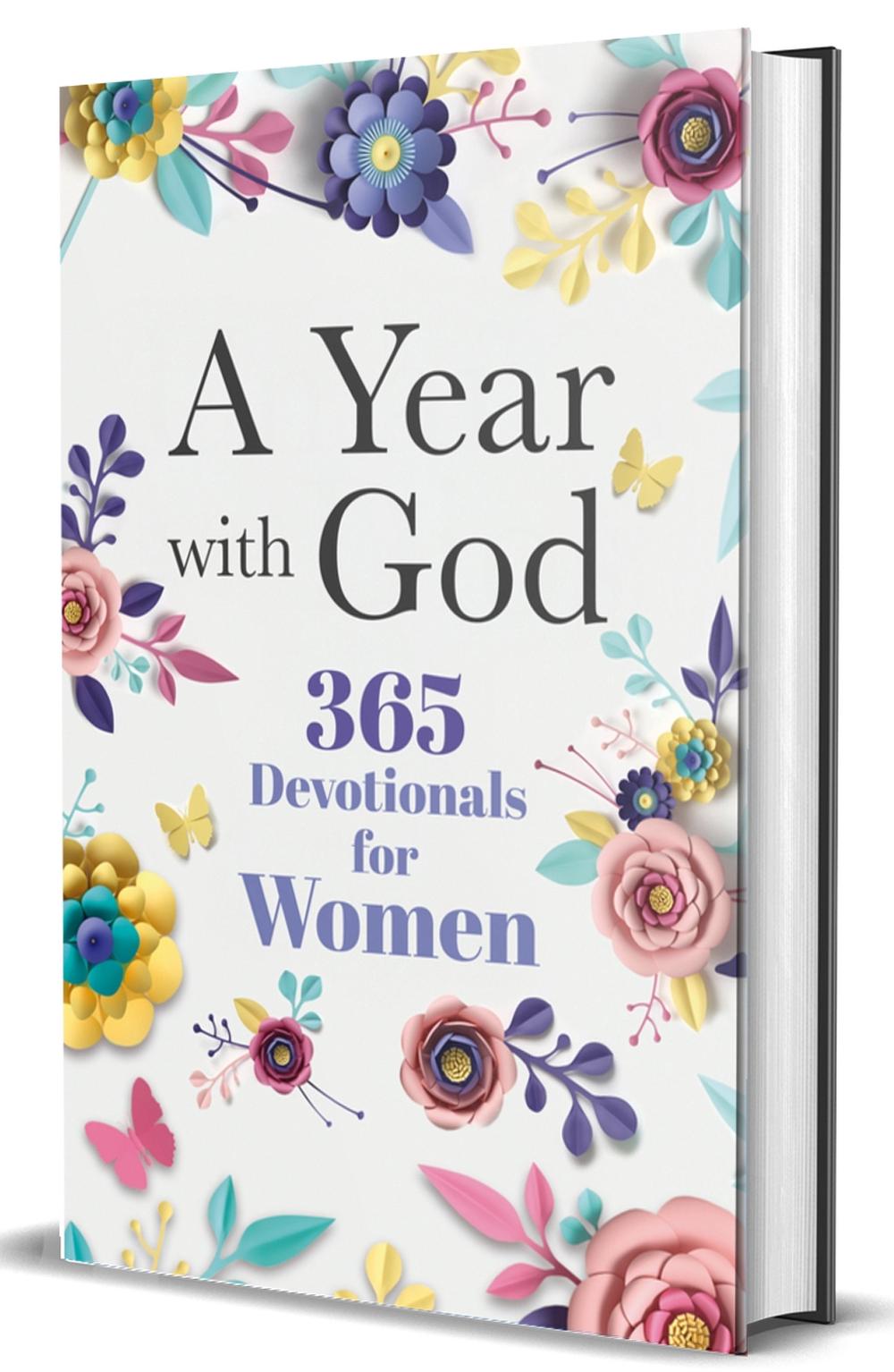A Year with God: 365 Devotionals for Women, 9798890984371