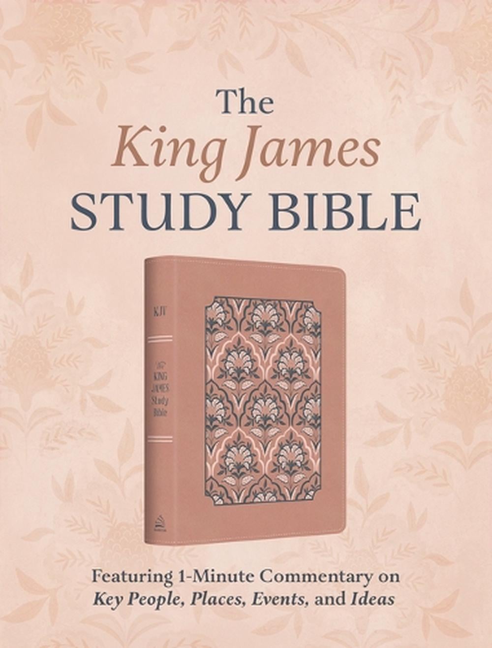 King James Study Bible: Featuring 1-Minute Commentary on Key People, Places, Events, and Ideas, 9798891512047