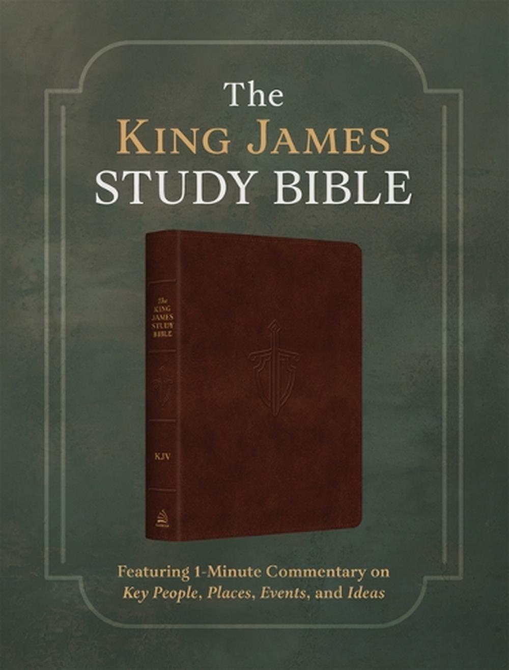 King James Study Bible: Featuring 1-Minute Commentary on Key People, Places, Events, and Ideas, 9798891512078