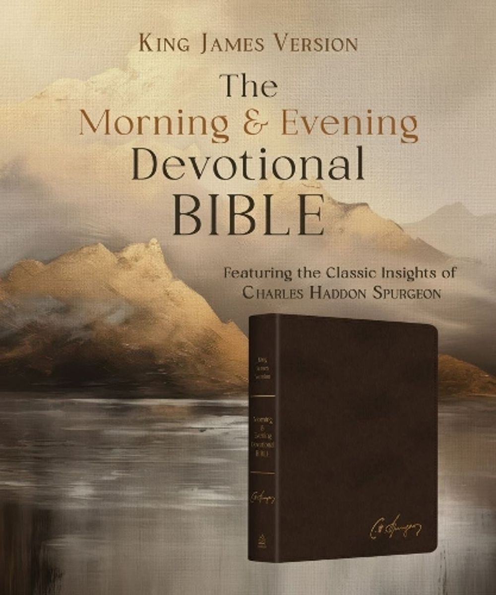 Charles Spurgeon's Morning & Evening Devotional Bible KJV (Espresso Brown Signature) by Charles Spurgeon - ISBN: 9798891513716