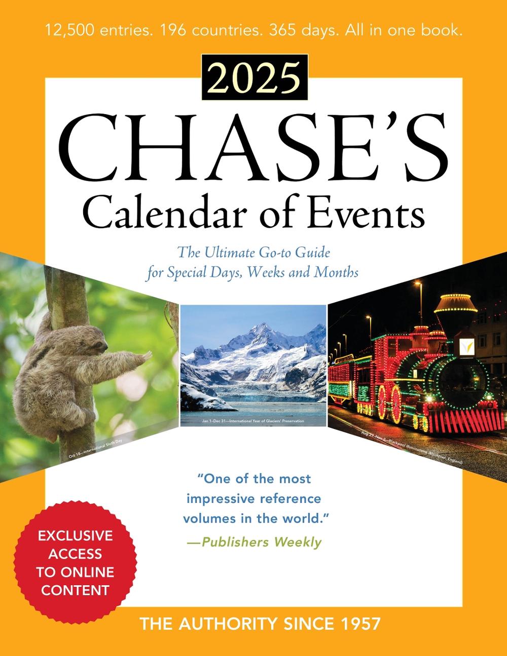 Chase's Calendar of Events 2025, 9798892050234