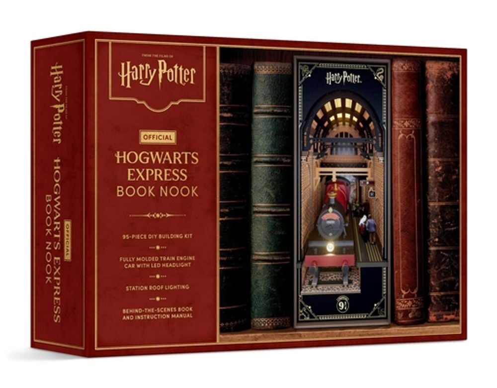 Harry Potter: Official Hogwarts Express Book Nook (With Lights!) by Adam Fairless - ISBN: 9798894140278