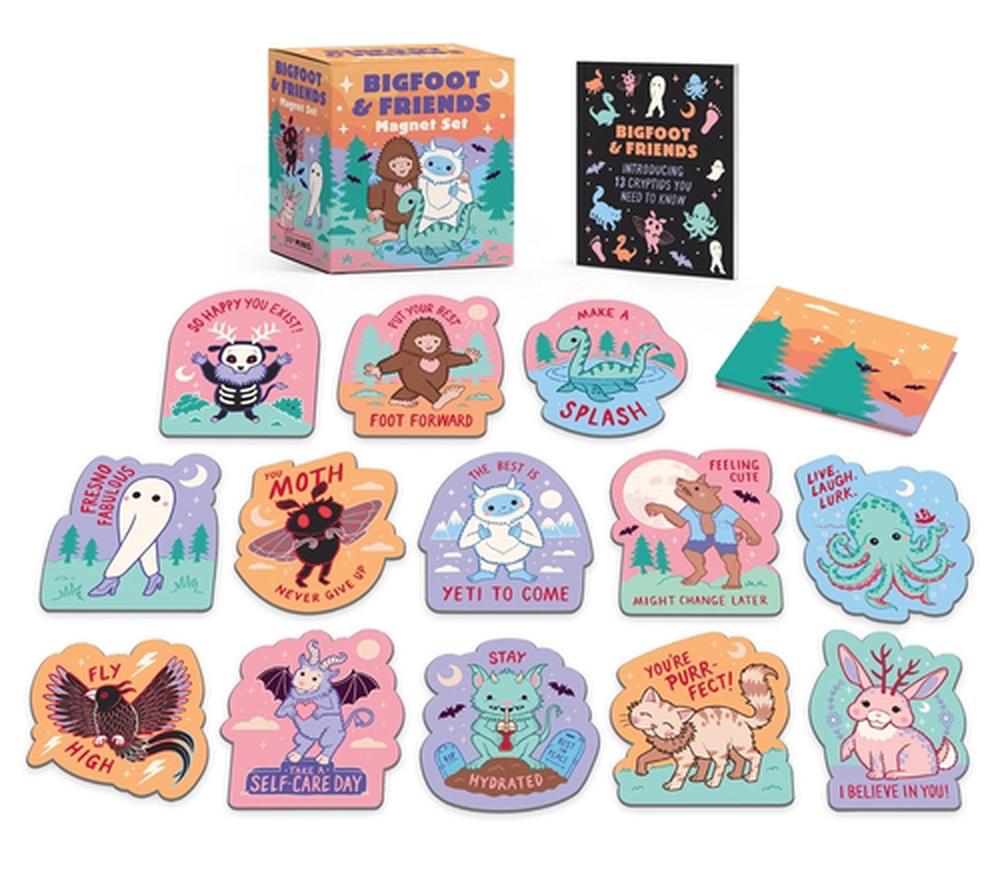 Bigfoot & Friends Magnet Set, 9798894140681