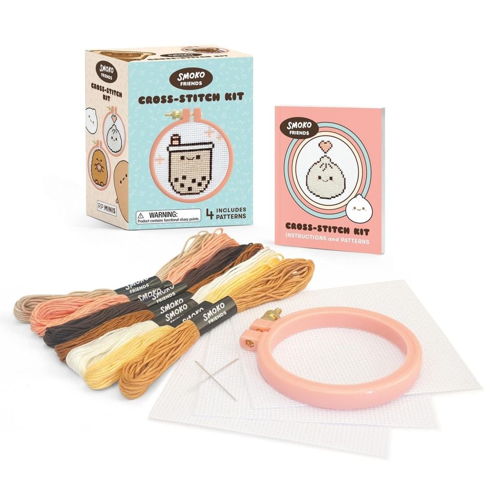 Smoko Friends Cross-Stitch Kit by Dennis Caetano - ISBN: 9798894142487