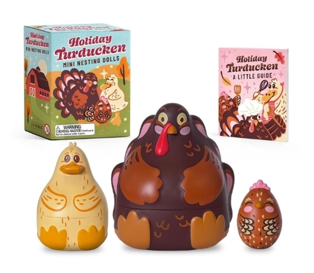Holiday Turducken Mini Nesting Dolls by Jessie Oleson Moore - ISBN: 9798894143293