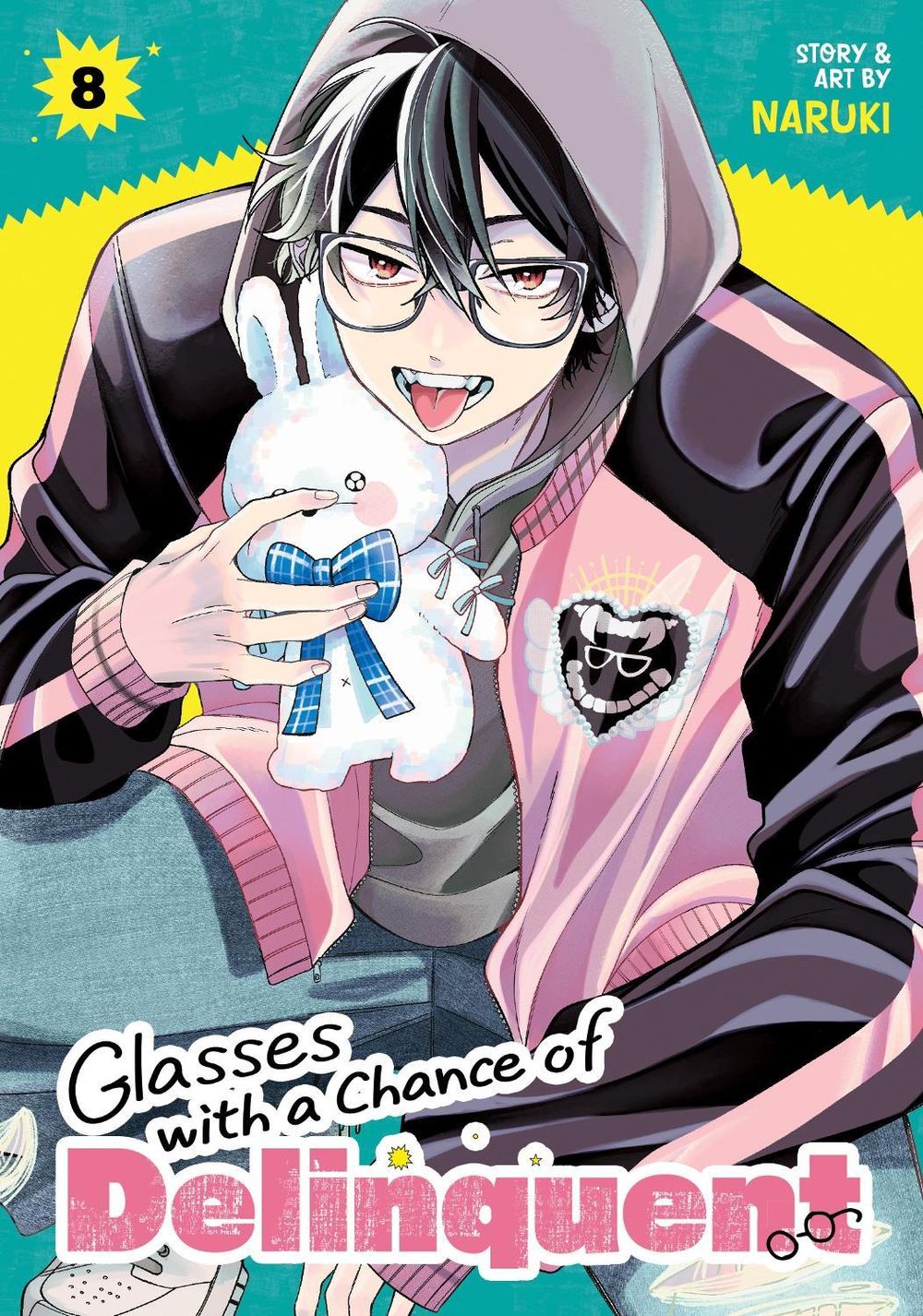 Glasses with a Chance of Delinquent Vol. 8 by Naruki - ISBN: 9798895617809