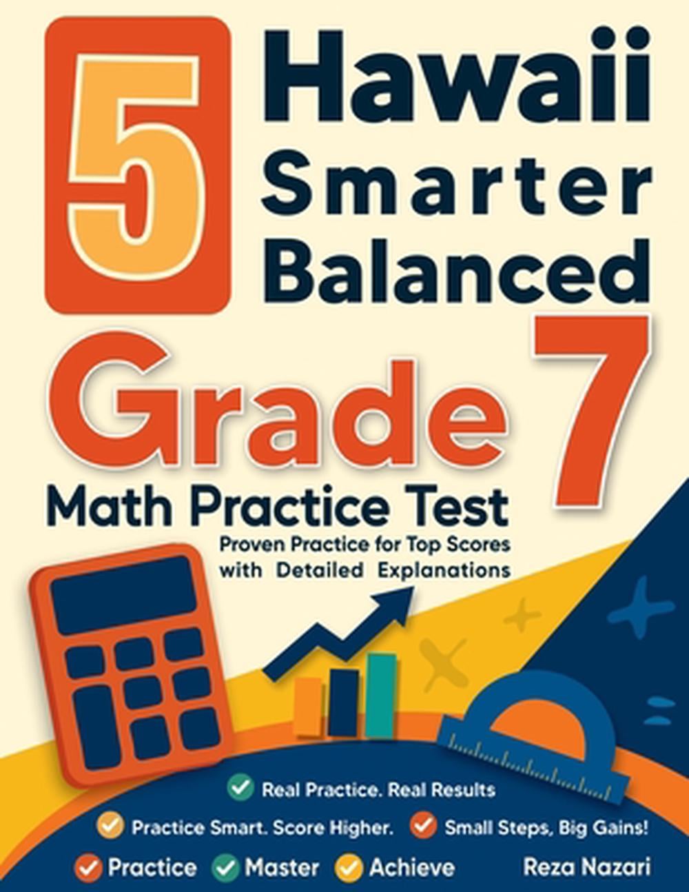5 Hawaii Smarter Balanced Grade 7 Math Practice Tests by Reza Nazari ...