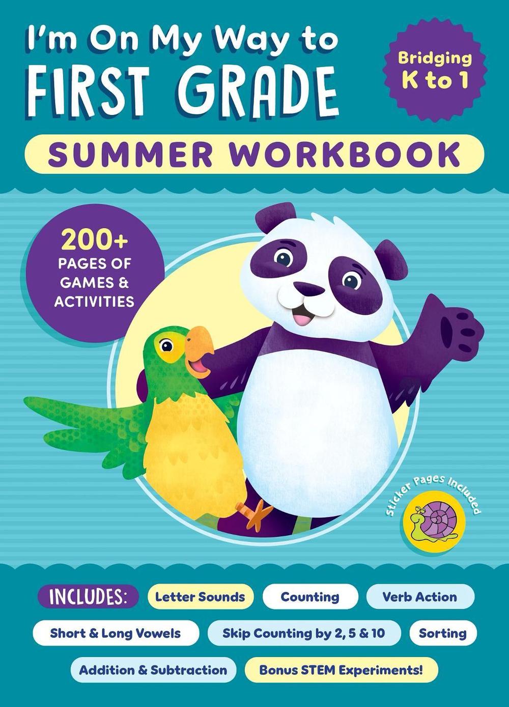 I'm On My Way to First Grade Summer Workbook, 9798897170593