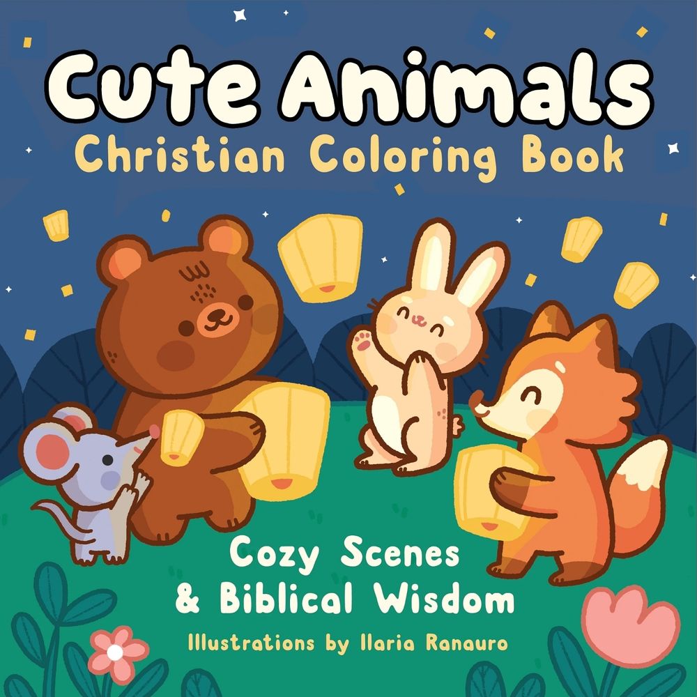 Cute Animals Christian Coloring Book by Callisto Publishing - ISBN: 9798897170906