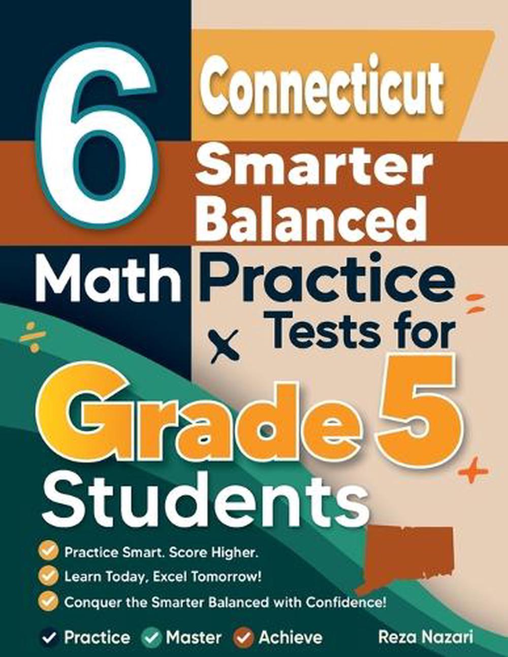 6 Connecticut Smarter Balanced Grade 5 Math Practice Tests by Reza ...