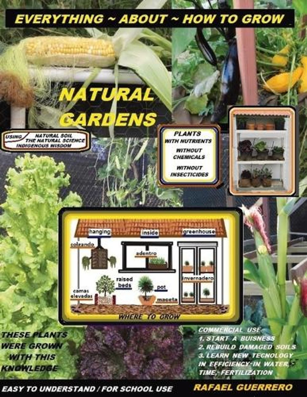 Everything about how to grow natural gardens by Rafael Guerrero - ISBN: 9798990418820
