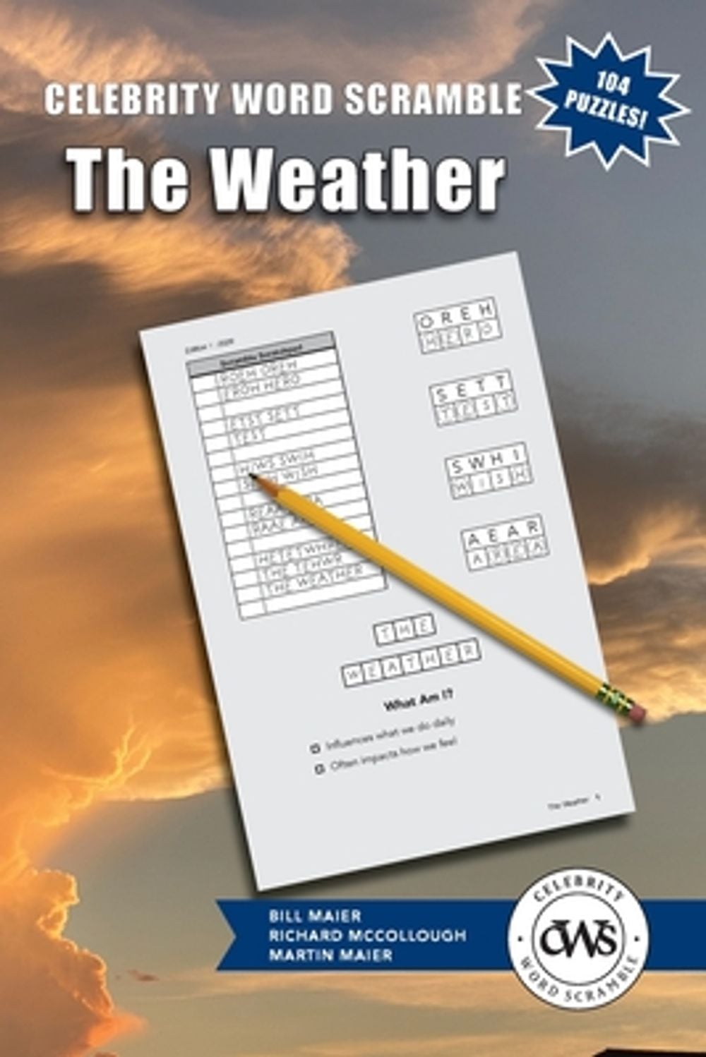 Celebrity Word Scramble The Weather by Bill Maier - ISBN: 9798994098226