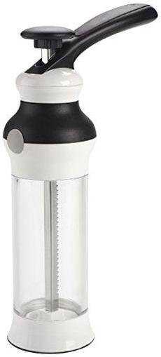 OXO Good Grips Cookie Press with 12 Stainless Steel Disks & Storage Case,  White 