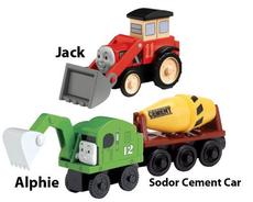 wooden railway jack