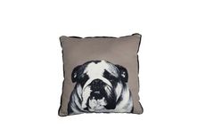 Cushion THE MOG & BONE DESIGNER THROW CUSHIONS ARE OFFERED IN A SERIES OF PHOTOGRAPHIC DOG PRINTS, CO-ORDINATING WITH THE MOG & BONE DESIGNER TEA TOWEL COLLECTION. MADE FROM 100% COTTON WITH A CONCEALED ZIP FOR EASY REMOVAL OF THE CUSHION COVER. MACHINE WASHABLE. (0797776301232)