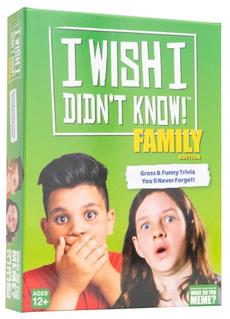 What Do You Meme I Wish I Didn't Know! Family Edition Trivia Game