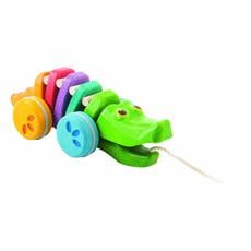 Plan toys alligator pull toy online