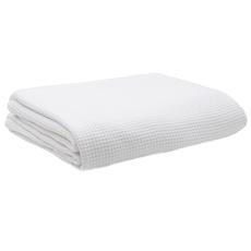 Onkaparinga Heirloom Bamboo Cotton Blanket White Single Double