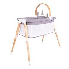 Valco Baby Sonno Free Standing Bassinet Silver Birch Buy online at Tiny Fox