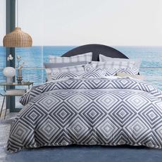 private collection marina blue quilt cover set king