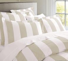 oxford stripe quilt cover