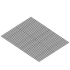 Sello Gutter Mesh Guard (Black) - 100x20cm