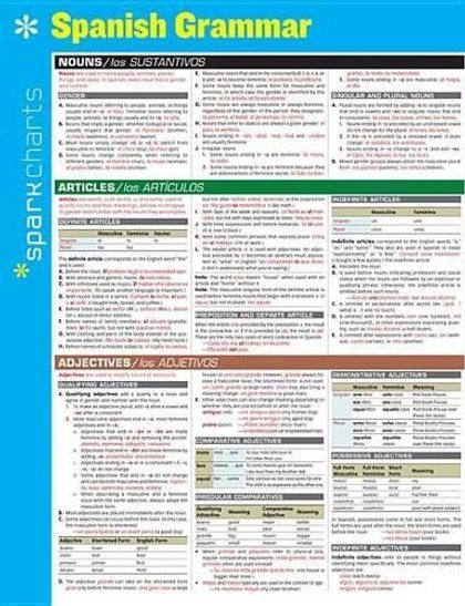 Spanish Grammar SparkCharts by Sparknotes - ISBN: 9781411470811