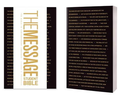 The Message Student Bible (Softcover) by Eugene H. Peterson - ISBN: 9781641587969