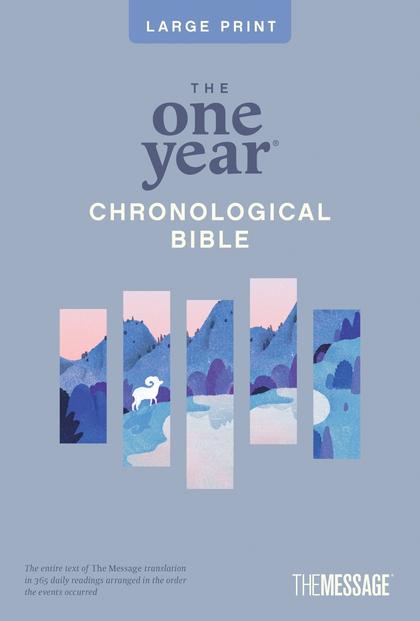 One Year Chronological Bible The Message, Large Print by Eugene H. Peterson - ISBN: 9781641588317