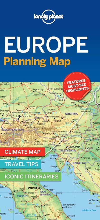Lonely Planet Europe Planning Map by Lonely Planet - ISBN: 9781786579102