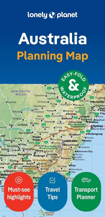 Lonely Planet Australia Planning Map by Lonely Planet - ISBN: 9781787015258