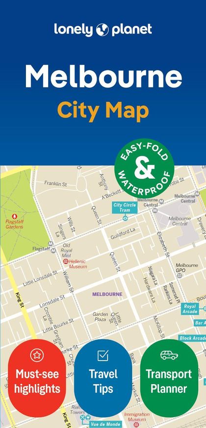 Lonely Planet Melbourne City Map by Lonely Planet - ISBN: 9781787017153