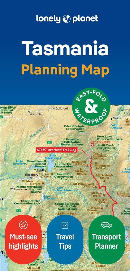 Lonely Planet Tasmania Planning Map by Lonely Planet - ISBN: 9781788688871