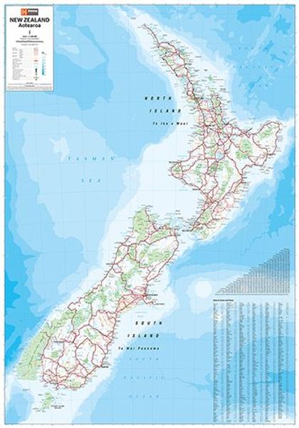 New Zealand Map by Hema Maps - ISBN: 9781876413385