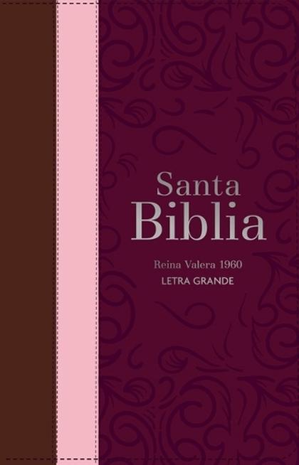 Biblia Rvr 1960 Letra Grande Tamaño Manual Tricolor Guinda Palo Rosa Marrón Con Cierre E Índice (Bible Rvr 1960 Large Print Handsize Leatherlike Tricolor Cherry Rosewood Brown Indexed with Zipper (Spanish Edition) by Reina Valera 1960 - ISBN: 9788418853340